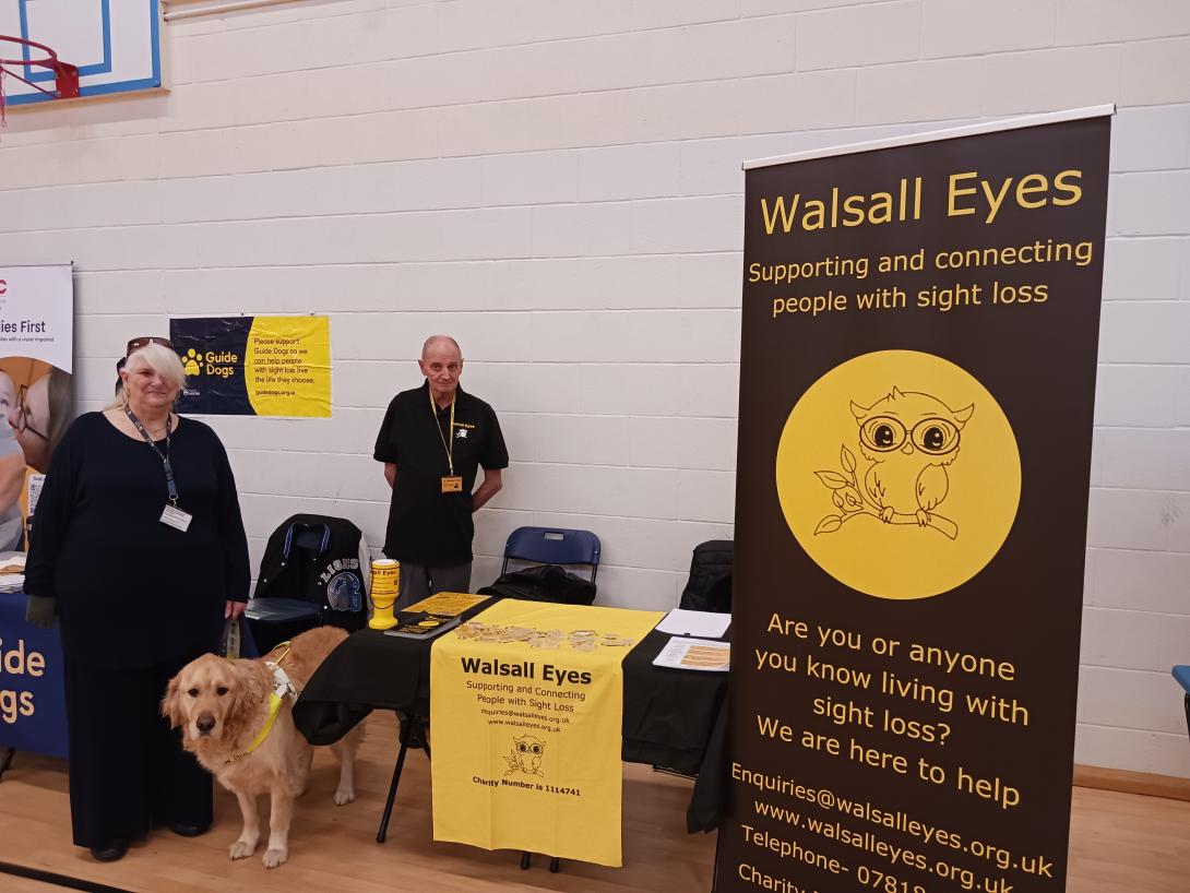 walsall eyes event stand